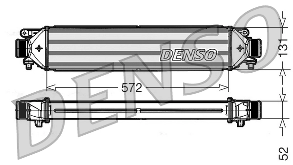Intercooler, échangeur DENSO DIT09109
