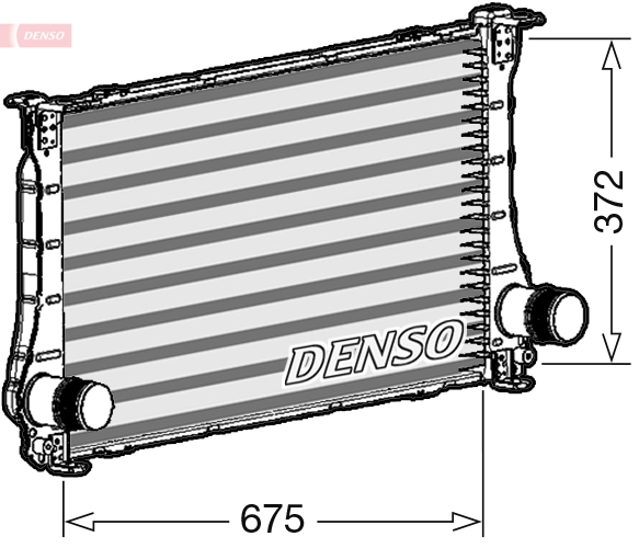 Intercooler, échangeur DENSO DIT50011