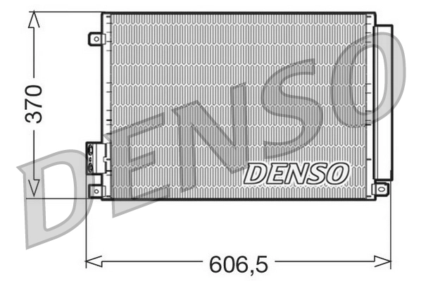 Condenseur, climatisation DENSO DCN09045