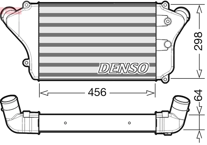 Intercooler, échangeur DENSO DIT45005