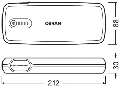 Бустер акумулятора OSRAM (OBSL400)