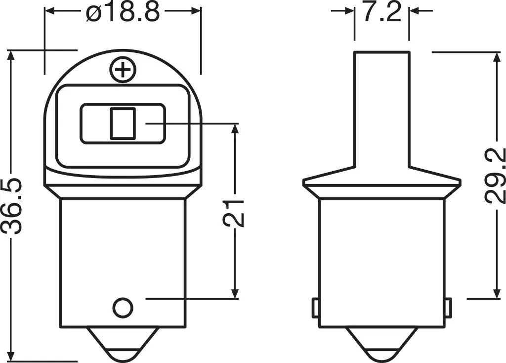 Ampoule, feu clignotant ams-OSRAM 5007DWP-2BL