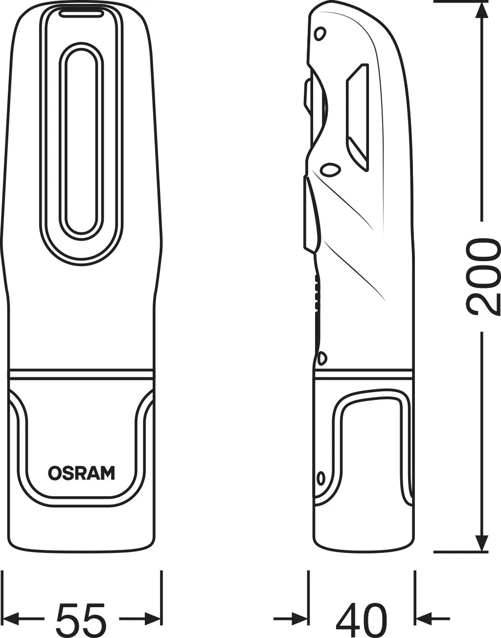 AMS-OSRAM LEDIL401 — Ліхтар акумуляторний