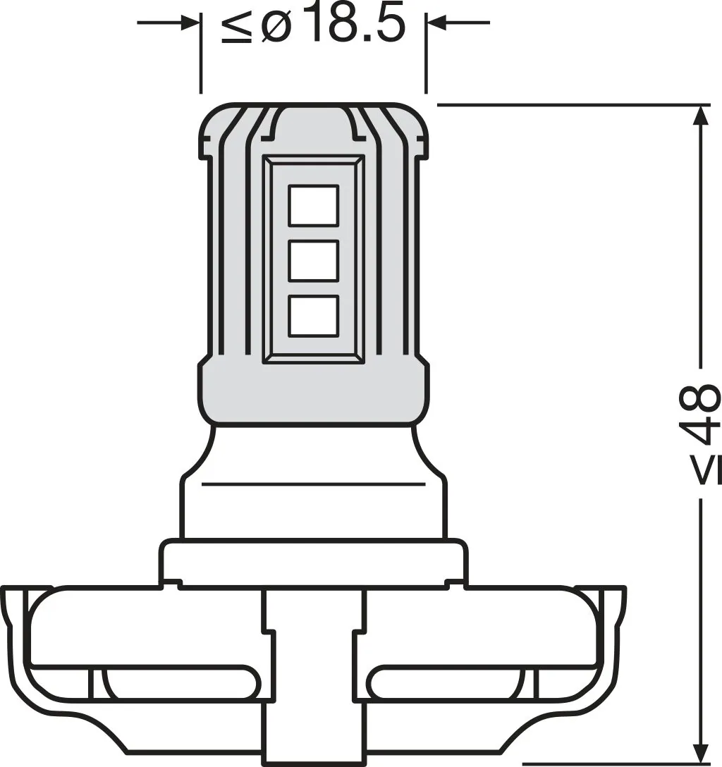 Ampoule, feu clignotant ams-OSRAM 5201DWP-1BL