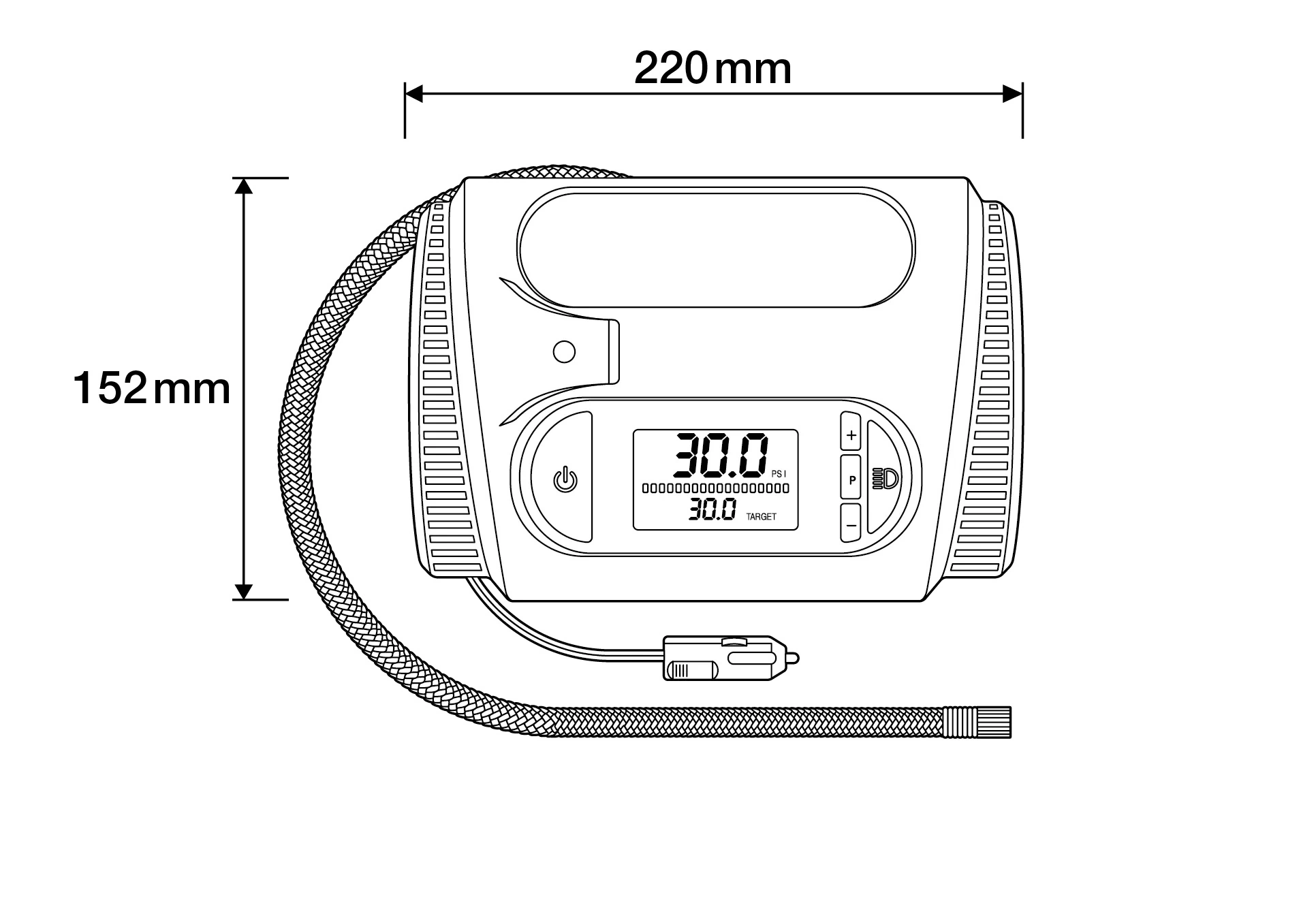 Компресор для підкачування шин OSRAM (OTI2120)