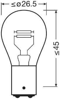 Bulb, stop/tail light