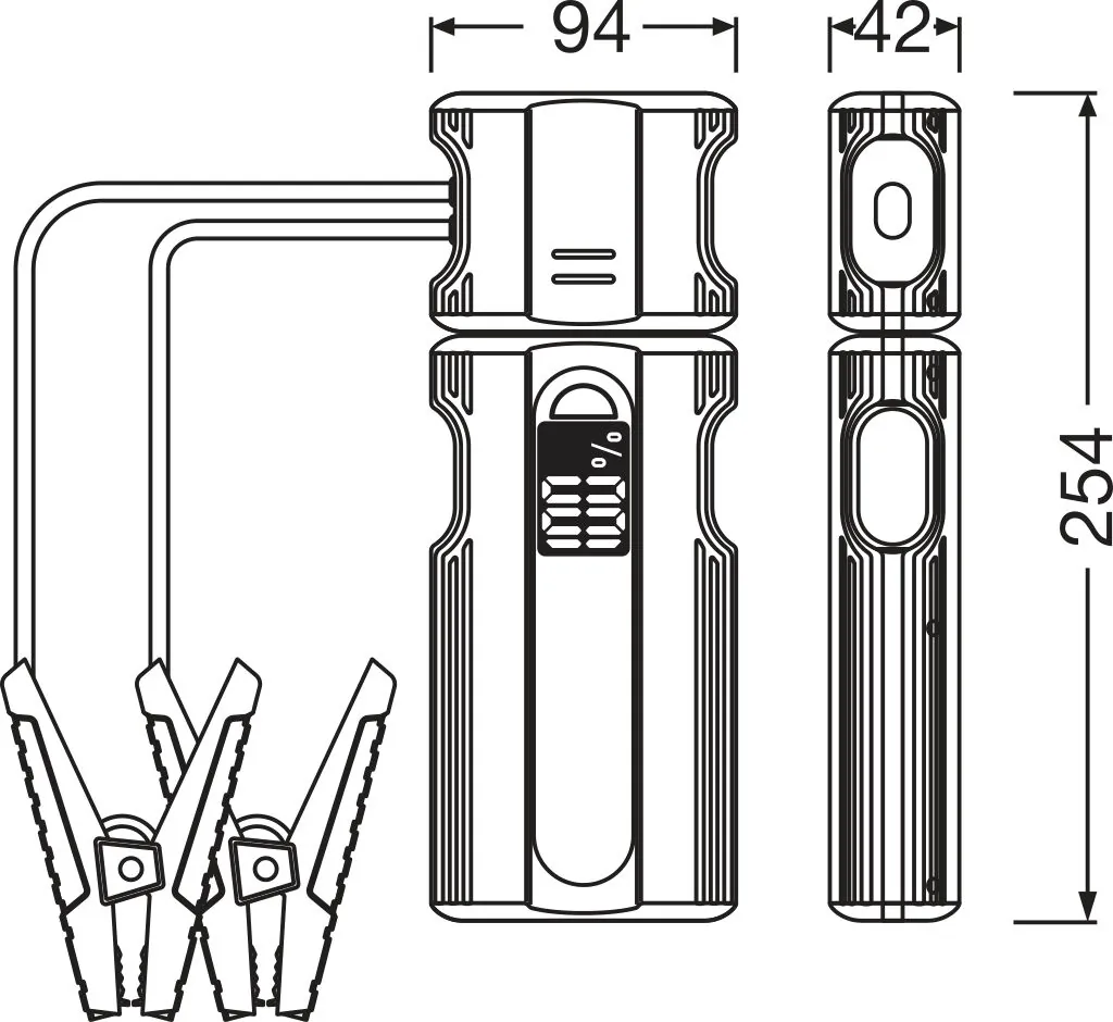 BATTERIE DE DÉMARRAGE AU LITHIUM JUMPSTART 1500 12 V DÉMARRAGE : 1500 A