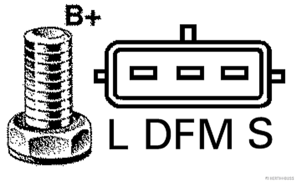 Alternateur HERTH+BUSS ELPARTS 32041950