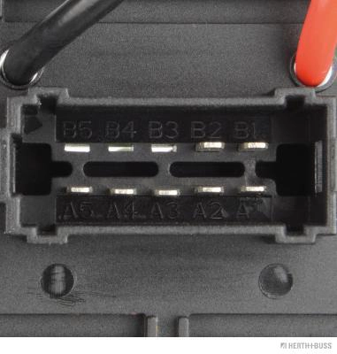 Résistance, pulseur d'air habitacle HERTH+BUSS ELPARTS 75614918