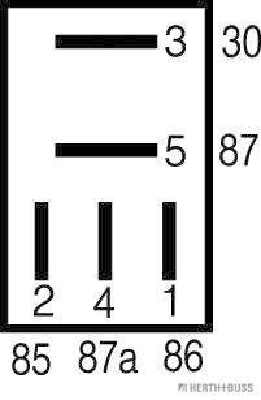 Relais, courant de travail HERTH+BUSS ELPARTS 75614601