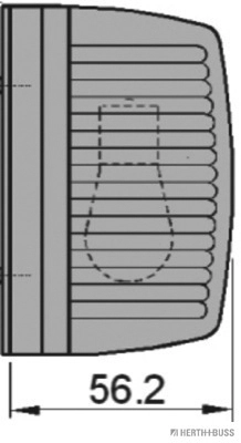Feu clignotant HERTH+BUSS ELPARTS 83700161