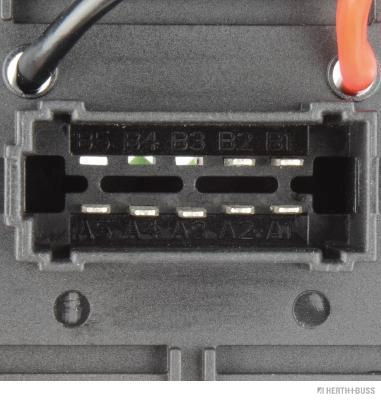 Résistance, pulseur d'air habitacle HERTH+BUSS ELPARTS 75614915