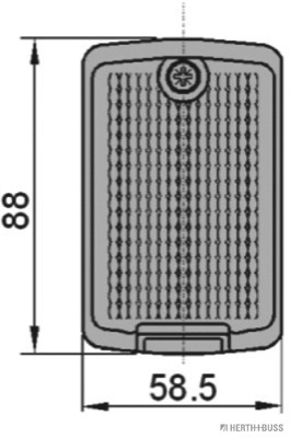 Feu clignotant HERTH+BUSS ELPARTS 83700161