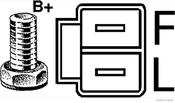 Alternateur HERTH+BUSS ELPARTS 32100508