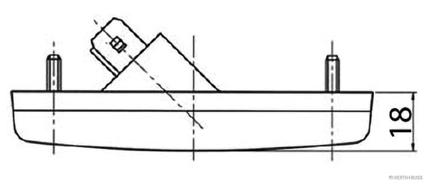 Feu latéral HERTH+BUSS ELPARTS 82710424