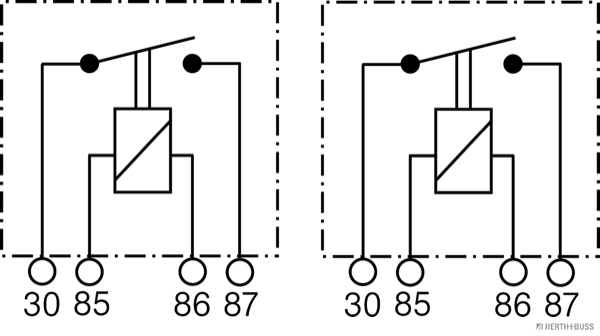 Relais, courant de travail HERTH+BUSS ELPARTS 75613220