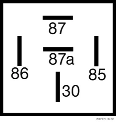 Relais, courant de travail HERTH+BUSS ELPARTS 75613164