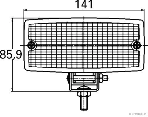 Feu clignotant HERTH+BUSS ELPARTS 82710237