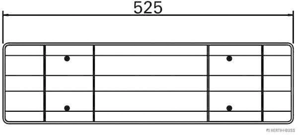 Feu arrière HERTH+BUSS ELPARTS 83840588