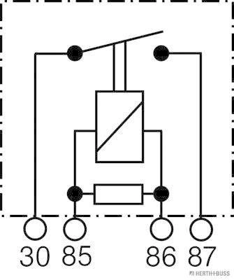 Relais, courant de travail HERTH+BUSS ELPARTS 75614603