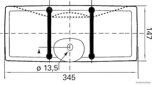Feu arrière HERTH+BUSS ELPARTS 83840216