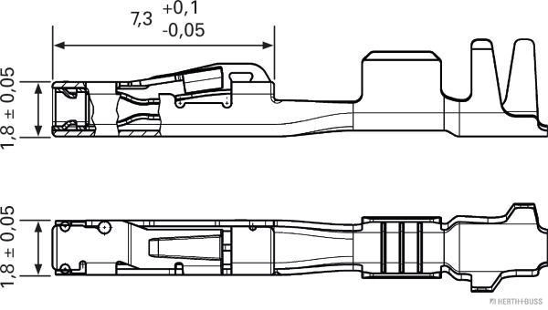 Обтискний з’єднувач HERTH+BUSS (50253464)