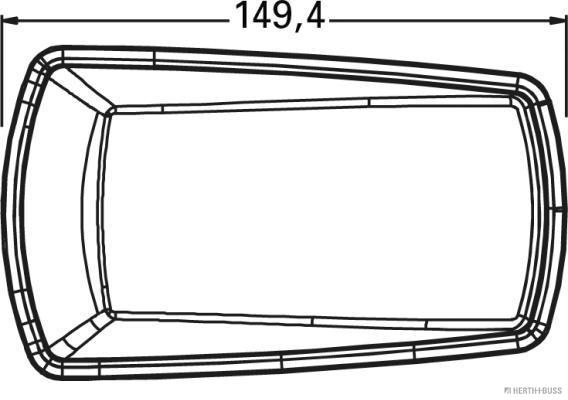 Feu clignotant supplémentaire HERTH+BUSS ELPARTS 83700128