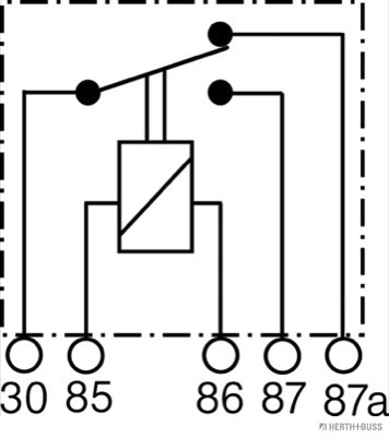 Relais, courant de travail HERTH+BUSS ELPARTS 75613151