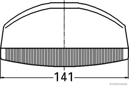 Feu clignotant HERTH+BUSS ELPARTS 82710237