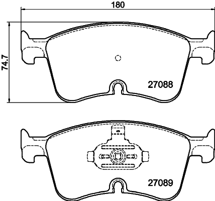 KLOCKI HAM. VW P. PASSAT 24-