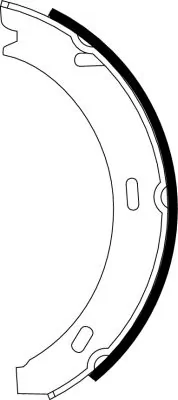 Brake Shoe Set, parking brake