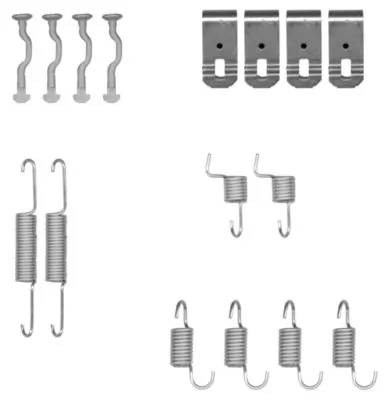 Accessory Kit, parking brake shoes