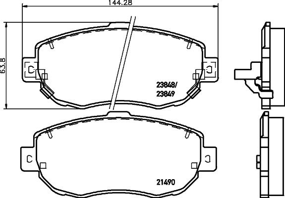 Brake Pad Set, disc brake
