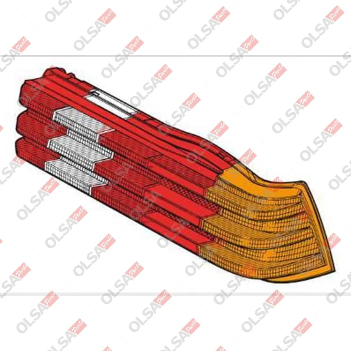 Lens, tail light assembly