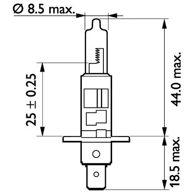 Ampoule, projecteur longue portée