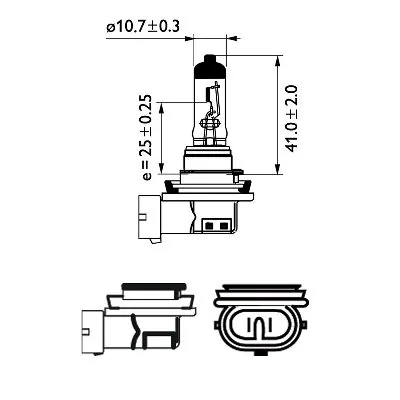 Bulb, front fog light