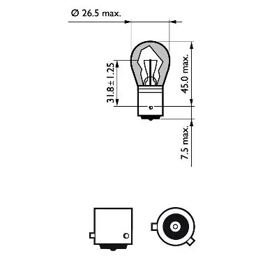 Bulb, direction indicator