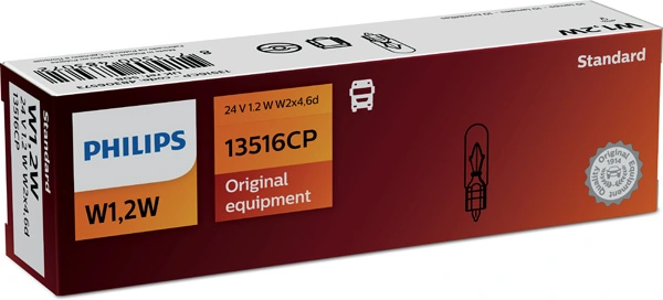 Лампа підсвічування приладів PHILIPS (13516CP)