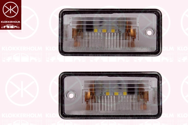 LAMPKA TABLICY REJ. AUDI A3 04-13, A4 05-08, A5 10-11, A6 05-11, A8 04-13, Q7 07- LE