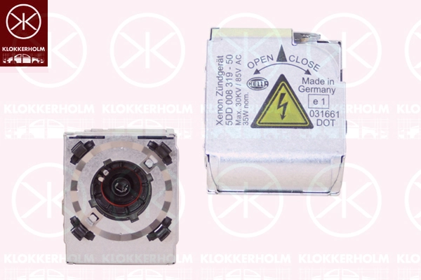 Ignitor, gas discharge lamp