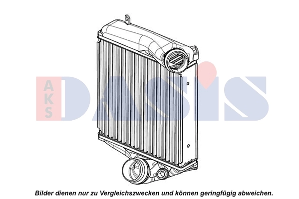 Intercooler, échangeur AKS DASIS 177014N