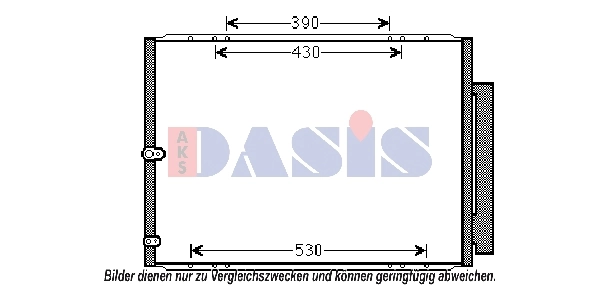 Condenseur, climatisation AKS DASIS 212074N