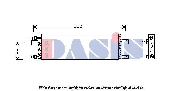 Condenseur, climatisation AKS DASIS 172180N