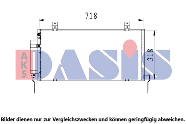 Condenseur, climatisation AKS DASIS 142032N