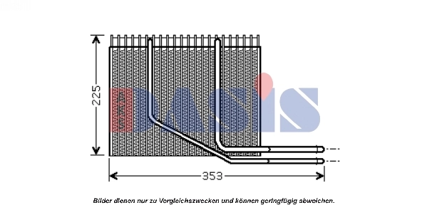 Évaporateur climatisation AKS DASIS 820075N
