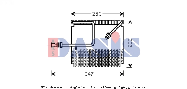 Évaporateur climatisation AKS DASIS 820276N