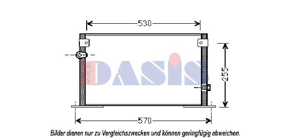 Condenseur, climatisation AKS DASIS 212071N