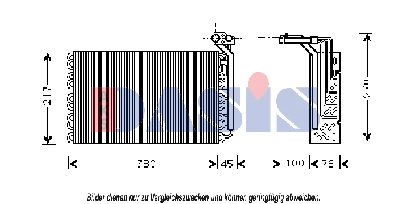Évaporateur climatisation AKS DASIS 820198N