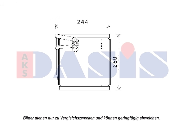 Évaporateur climatisation AKS DASIS 820364N