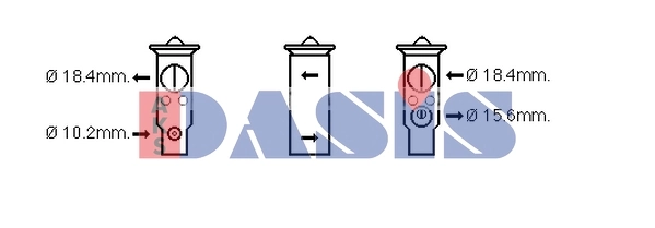 Détendeur, climatisation AKS DASIS 840329N